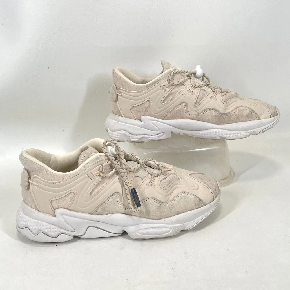 Adidas Ozweego Wonder White Sand Chunky Sneakers H01183 Womens 8.5